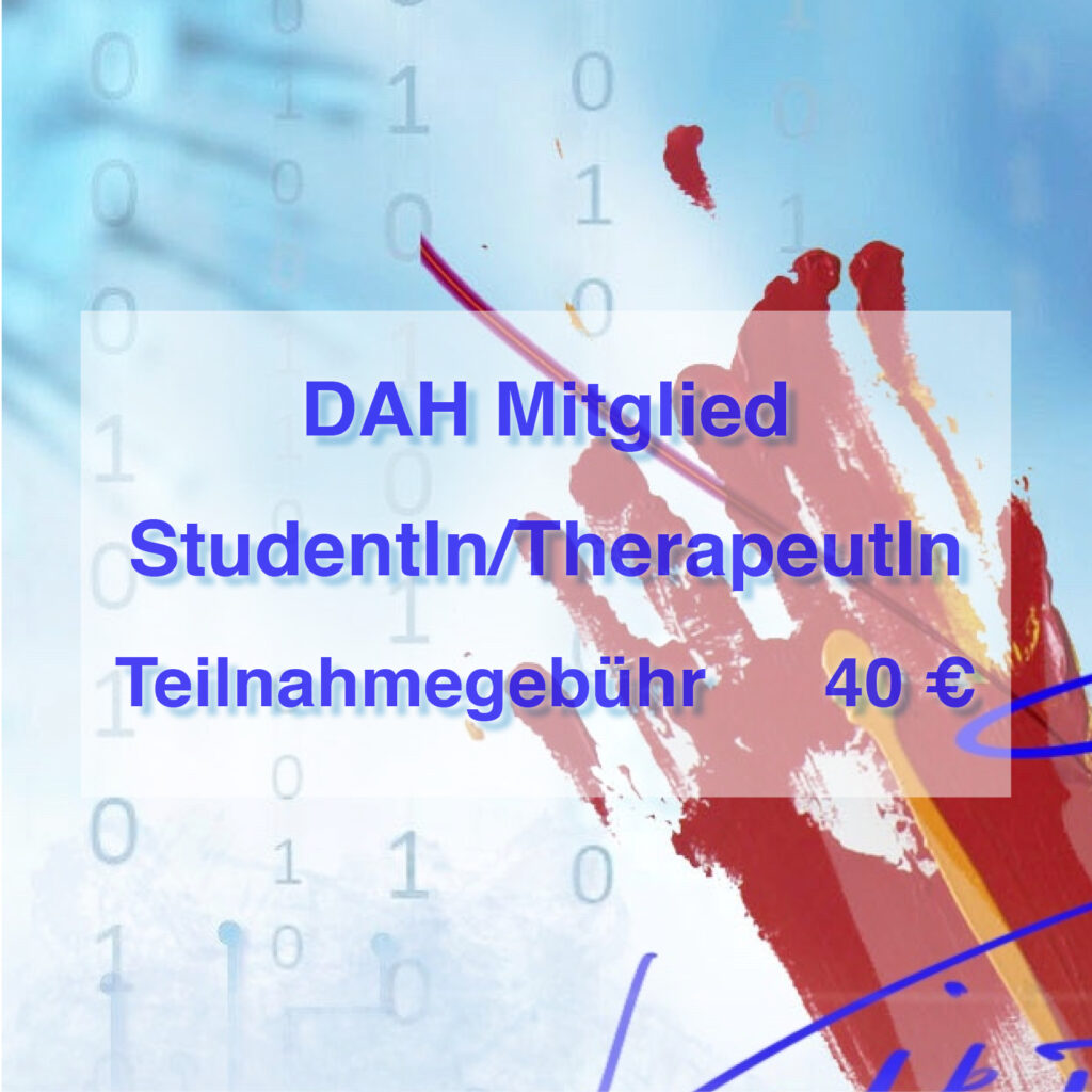 Teilnahmegebühr DAH Mitglied StudentIn/TherapeutIn